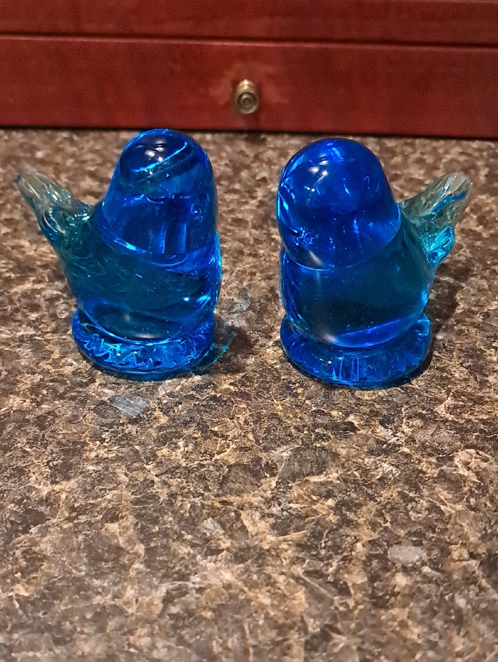 Vintage Bluebird Of Happiness Duo Signed By Leo Ward